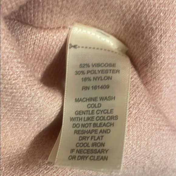 Chic Pink Striped Poncho with Fringe - Picture 4 of 5